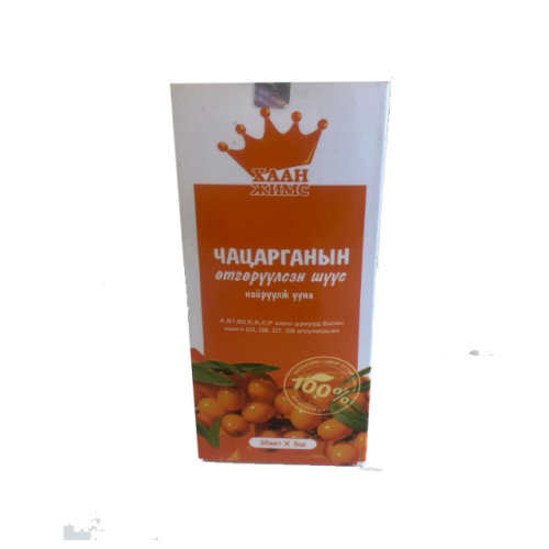 Чацарганы өтгөрүүлсэн шүүс